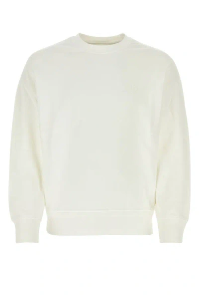 C.p. Company White Cotton Sweatshirt