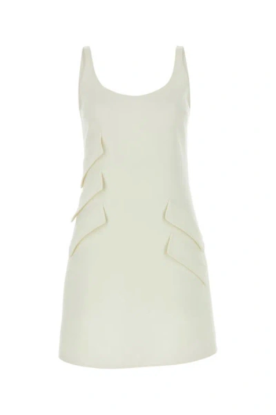 Versace Woman White Polyester Blend Mini Dress