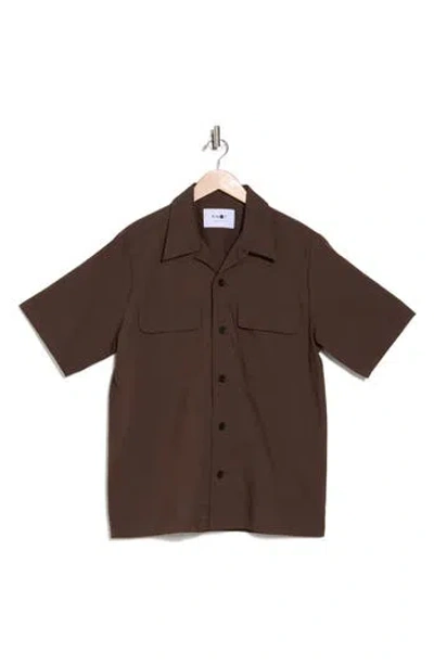Nn07 Brown Daniel 1680 Shirt In Slate Brown