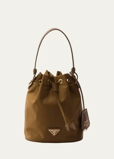 Prada Re-edition 1978 Bucket Bag In Brown