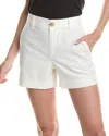 Vince Hemp & Cotton Shorts In White