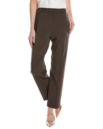 Vince Camuto Wide Waistband Straight Leg Pant In Brown