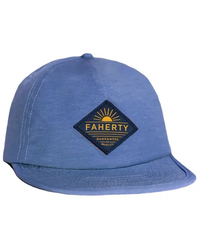 Faherty All Day Front Seam Hat In Blue