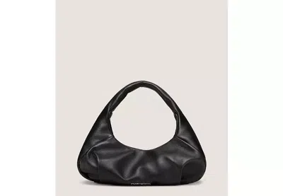 Stuart Weitzman The Moda Mini Hobo Bag In Black