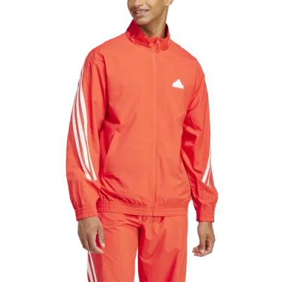 Adidas Originals Mens Adidas Future Icons 3-stripes Woven Track Jacket In Bright Red