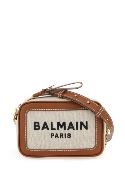 Balmain B-army Crossbody Bag In Gem Naturel