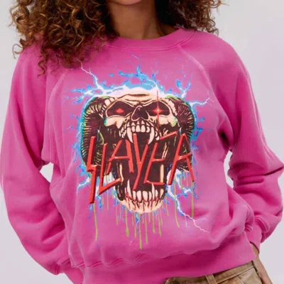Daydreamer Slayer Electrified Sweatshirt In Pink