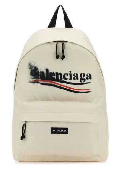 Balenciaga Backpacks In White