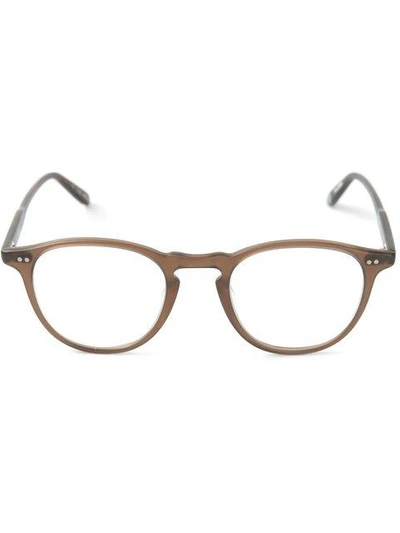 Garrett Leight 'hampton' Optical Glasses In Brown