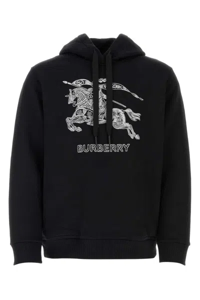 Burberry Sweatshirts In Black