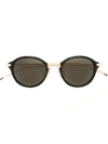 THOM BROWNE ROUND FRAME SUNGLASSES,TB01111393244