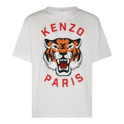 Kenzo T-shirts And Polos White In Beige