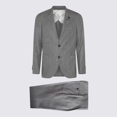 Lardini Grey Wool Suits