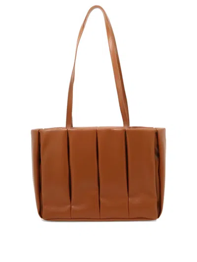 Themoirè "kore" Shoulder Bag In Brown