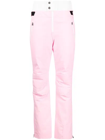 Bogner Maren High-waist Straight-leg Ski Pants In Pink