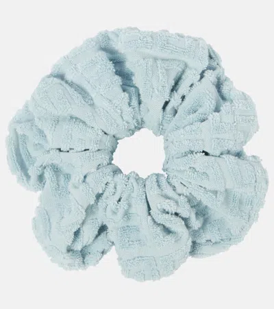 Givenchy Oversized 4g Jacquard Scrunchie In Blue
