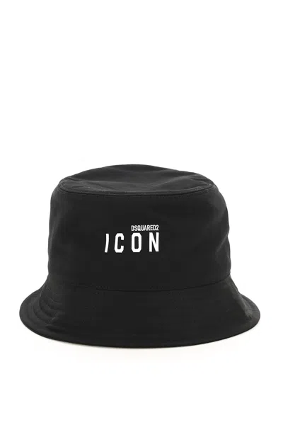 Dsquared2 'icon' Bucket Hat Men In Multicolor