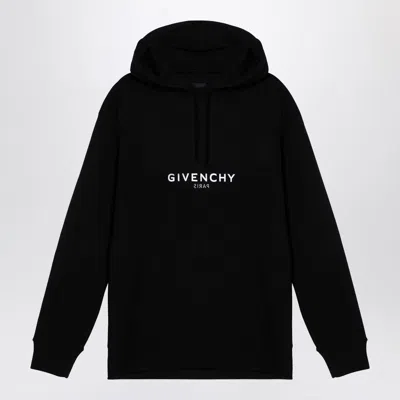 Givenchy Black Archetype Cotton Hoodie With Logo Men