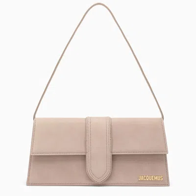Jacquemus Le Bambino Long Beige Leather Bag In Cream