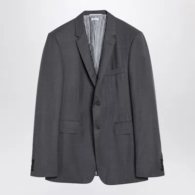 Thom Browne Single-breasted Jacket In In Gray