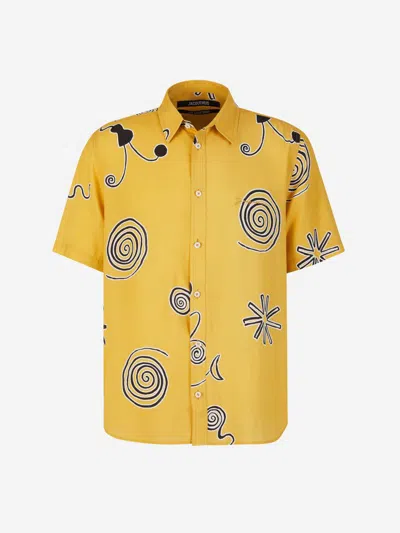 Jacquemus Shirt La Chemise Melo In Yellow