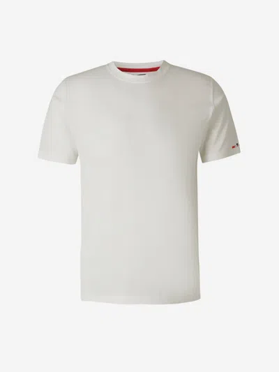 Kiton Plain Cotton T-shirt In White