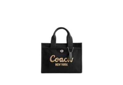 Coach Logo Embroidered Tote Bag In Lhblk