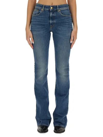 Golden Goose Jeans Bootcut In Blue