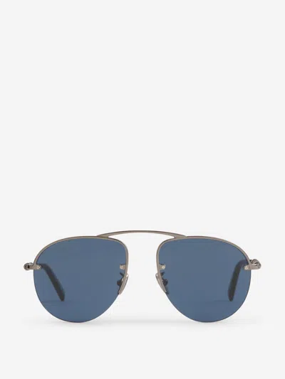 Tod's Aviator Sunglasses In Light Grey