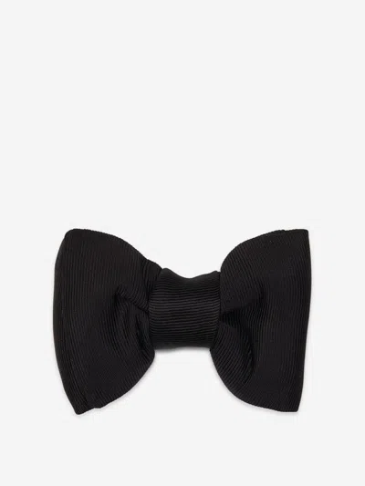 Tom Ford Silk Grosgrain Bow Tie In Black