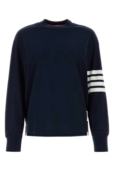 Thom Browne T-shirt In Navy