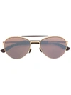 Mykita Aviator Sunglasses In Brown