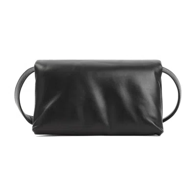 Marni New Prisma Medium Shoulder Bag In Black