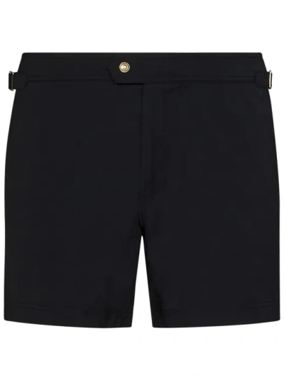 Tom Ford Black Nylon Bermuda Shorts