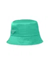 Prada Women's Re-nylon Bucket Hat In Green