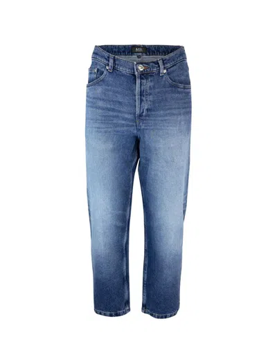 Apc Martin Straight Jeans In Blue