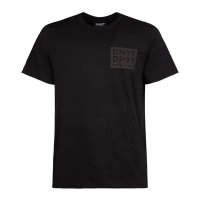Dondup Regular Black Jersey T-shirt