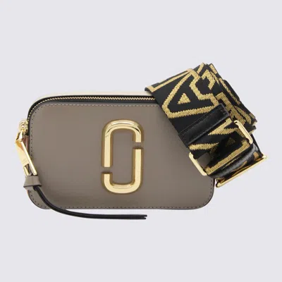 Marc Jacobs Cement And Multicolour Leather The Snapshot Crossbody Bag In Cement/multi