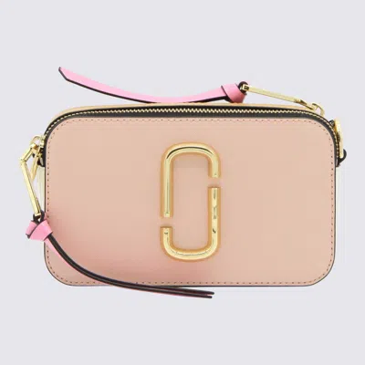 Marc Jacobs Pink, Yellow And Cream Leather The Snapshot Crossbody Bag In Rose Multi