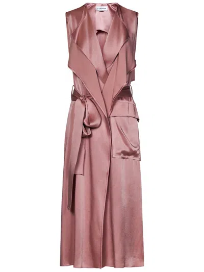 Victoria Beckham Trench Dress In Pink
