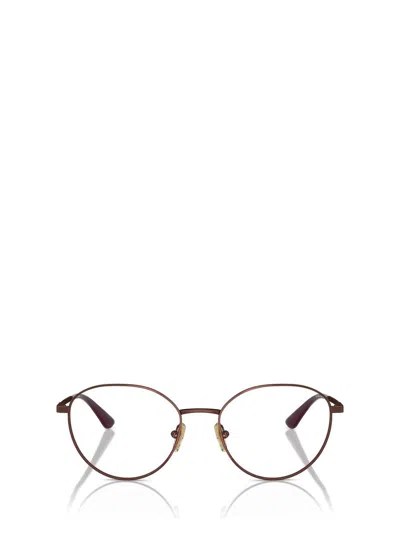 Vogue Eyewear Eyeglasses In Copper / Top Bordeaux