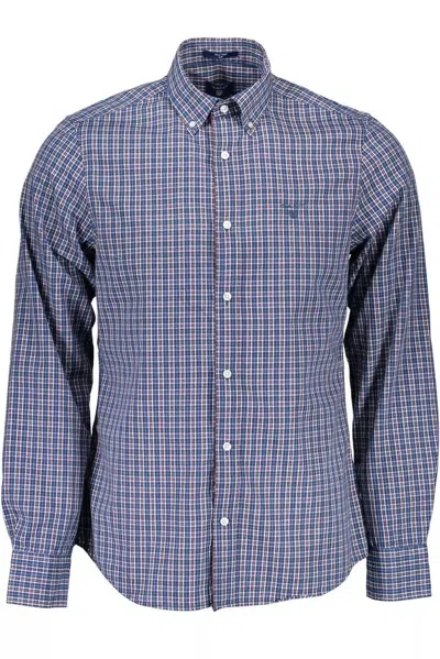 Gant Ele Slim Fit Long Sleeve Button-down Shirt In Blue
