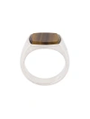 TOM WOOD TIGER EYE RING,CUSHIONTIGEREYE11919810