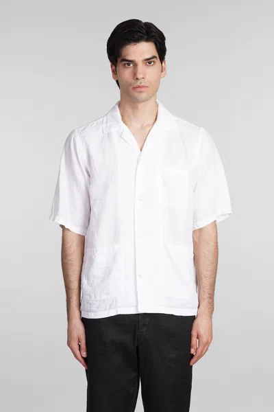 Aspesi Ss Linen Shirt In White