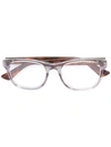 Gucci Square Glasses In Grey