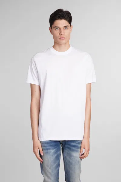 Salvatore Santoro Logo-embroidered Cotton T-shirt In White