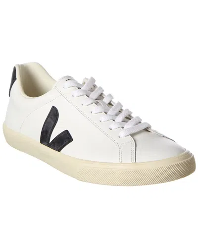 Veja Esplar Logo Leather Sneaker In White