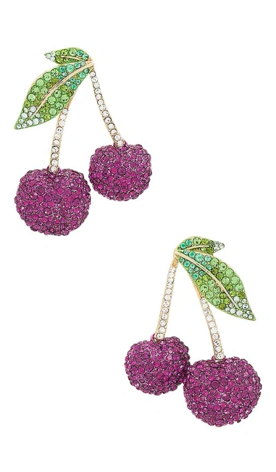 Baublebar Pave Cherry Drop Earrings In Red