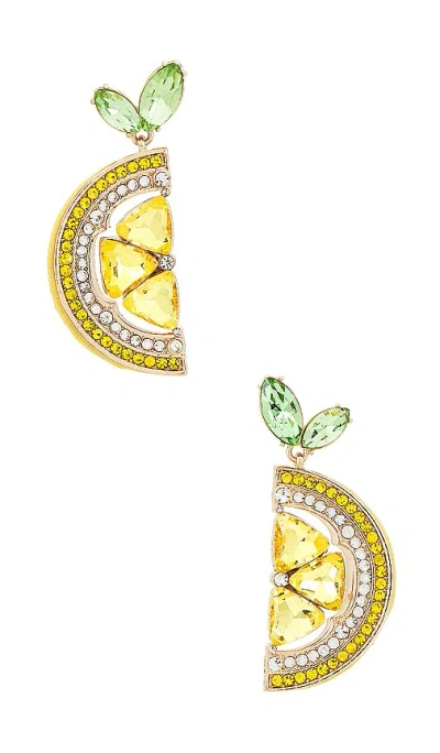 Baublebar Pave Lemon Drop Earrings In Yellow