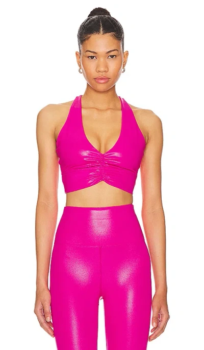 Beach Riot Mindy Top In Radiant Rose